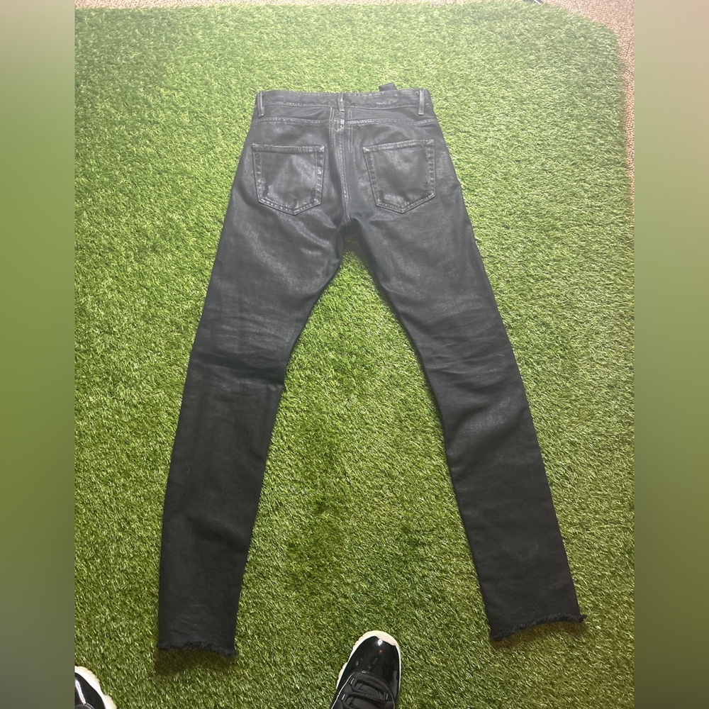 Rick Owens 2008 DRK SHDW Detroit cut Waxed Demin